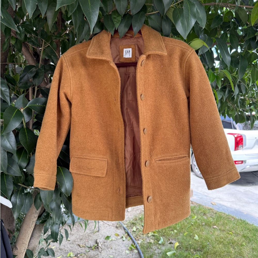 GAP Kids Caramel Brown Pea Coat